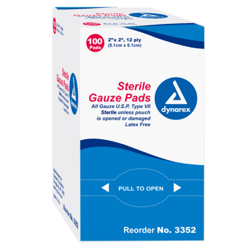 Gauze Pads - Sterile - 2x2 - 100 box