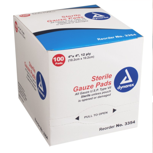 Gauze Pads - Sterile - 4x4 10 box